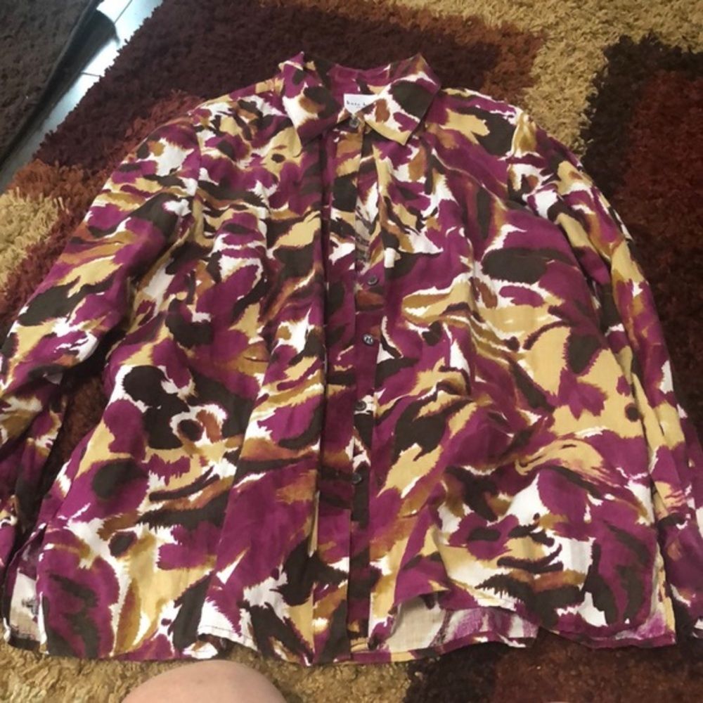 Kate hill petite size large blouse